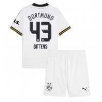 Borussia Dortmund Jamie Bynoe-Gittens #43 Tretí Detský futbalový dres 2024-25 Krátky Rukáv (+ trenírky)